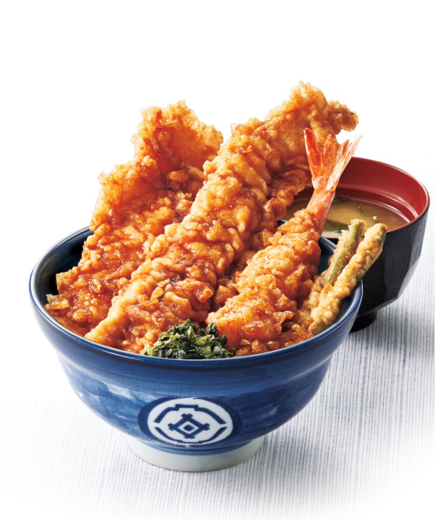 たれづけ大江戸天丼(みそ汁付) 1,160円