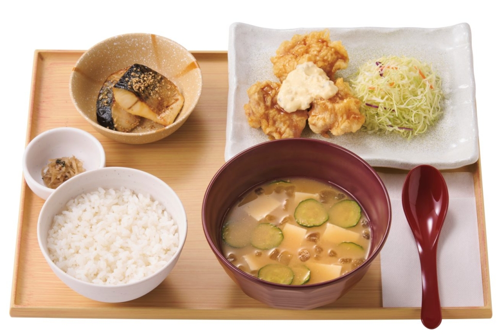 宮崎冷汁ととり南蛮の定食