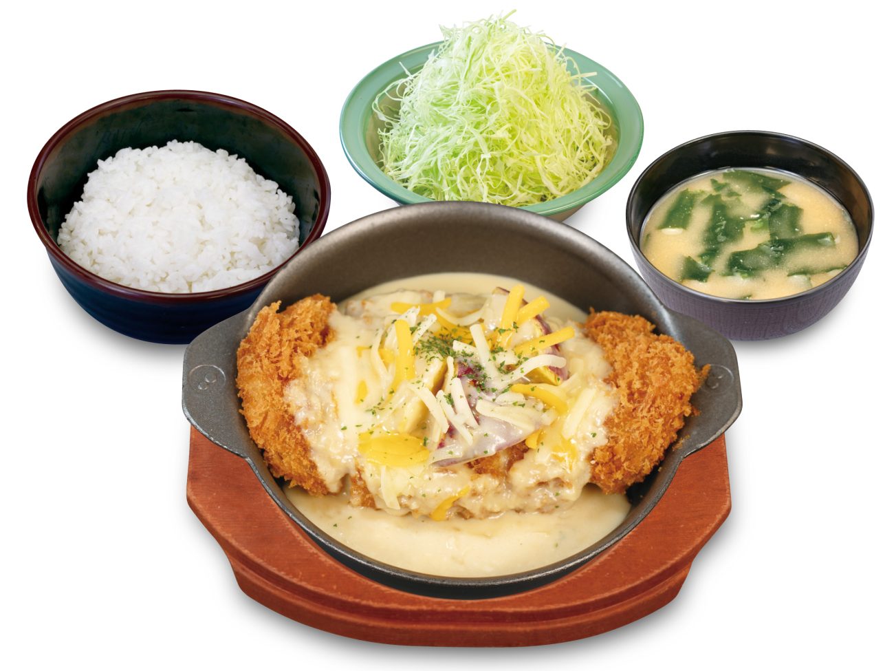 シュクメルリロースかつ定食