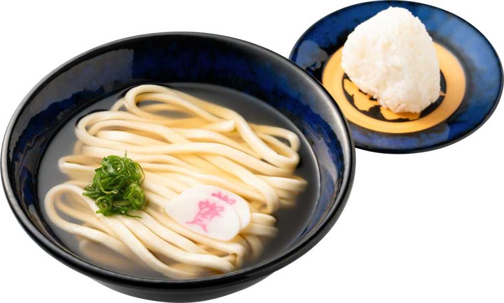 「かけうどん＋白おにぎり」の組み合わせ、通称“かけおに”