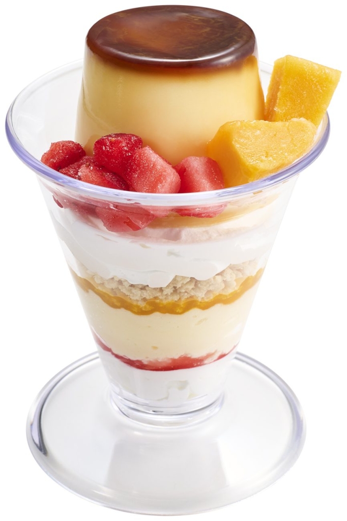 プリンアラモードパフェ 税込380円～