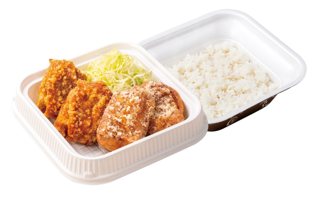 塩にんにくからあげ合盛り弁当