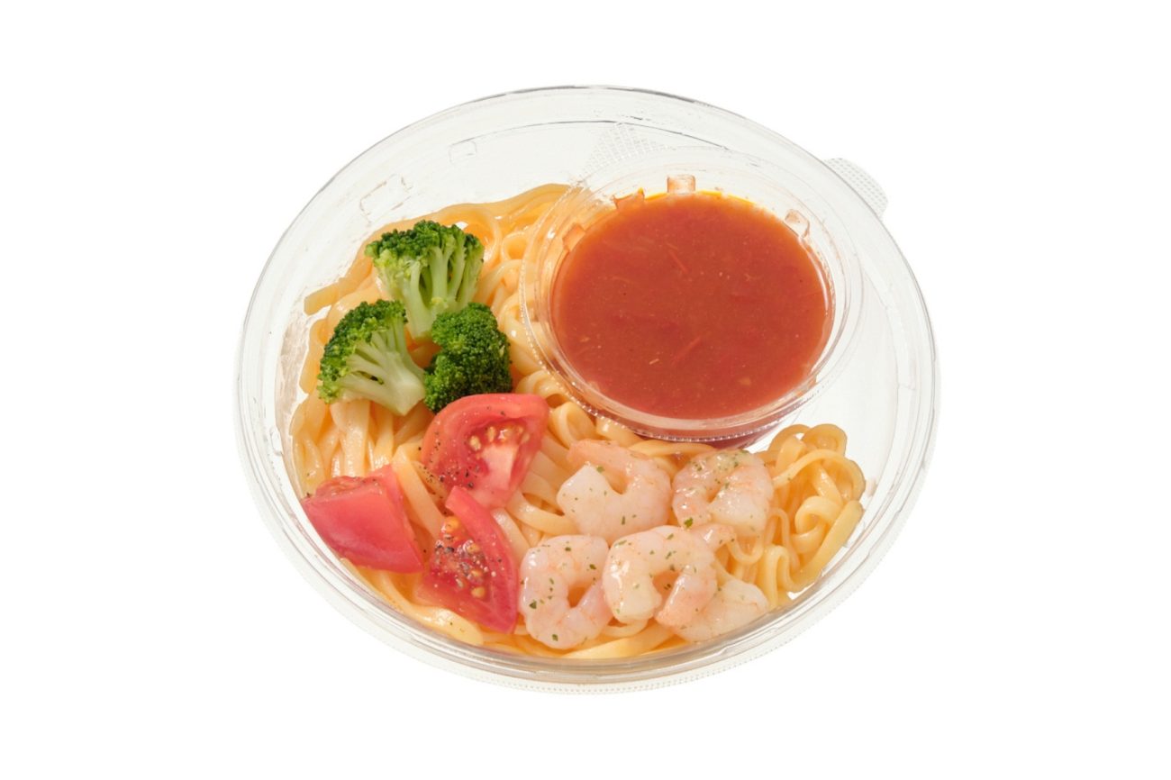 冷製生パスタ 海老の旨みトマトソース