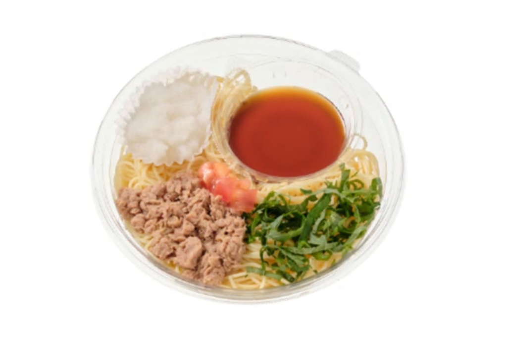 冷製パスタ ツナと大根おろし 和風ソース