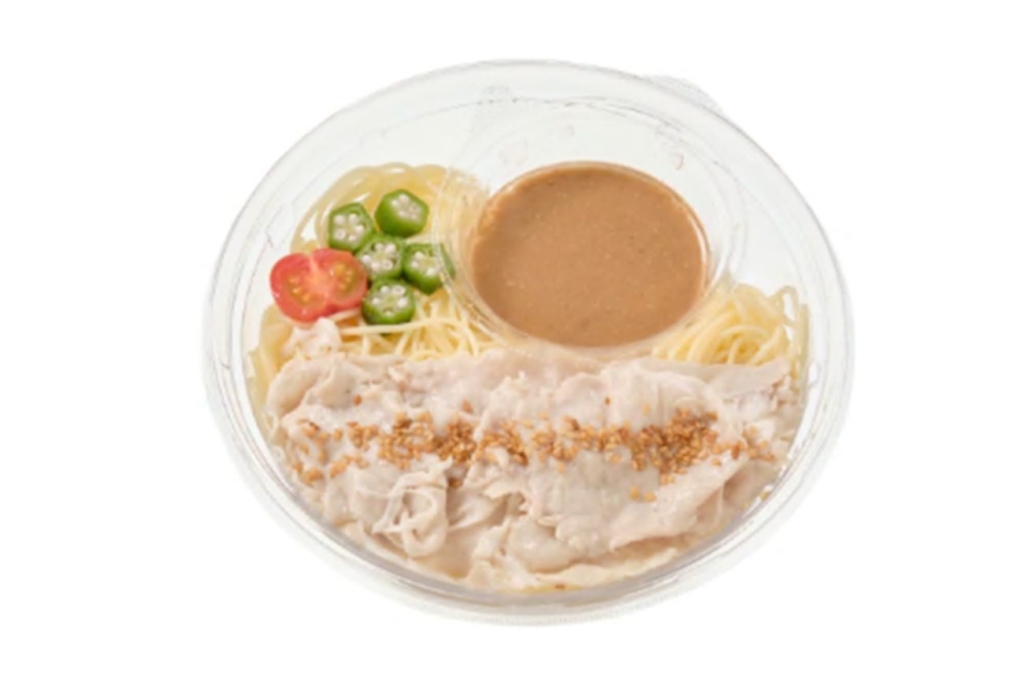 冷製パスタ 豚しゃぶとごまポン酢