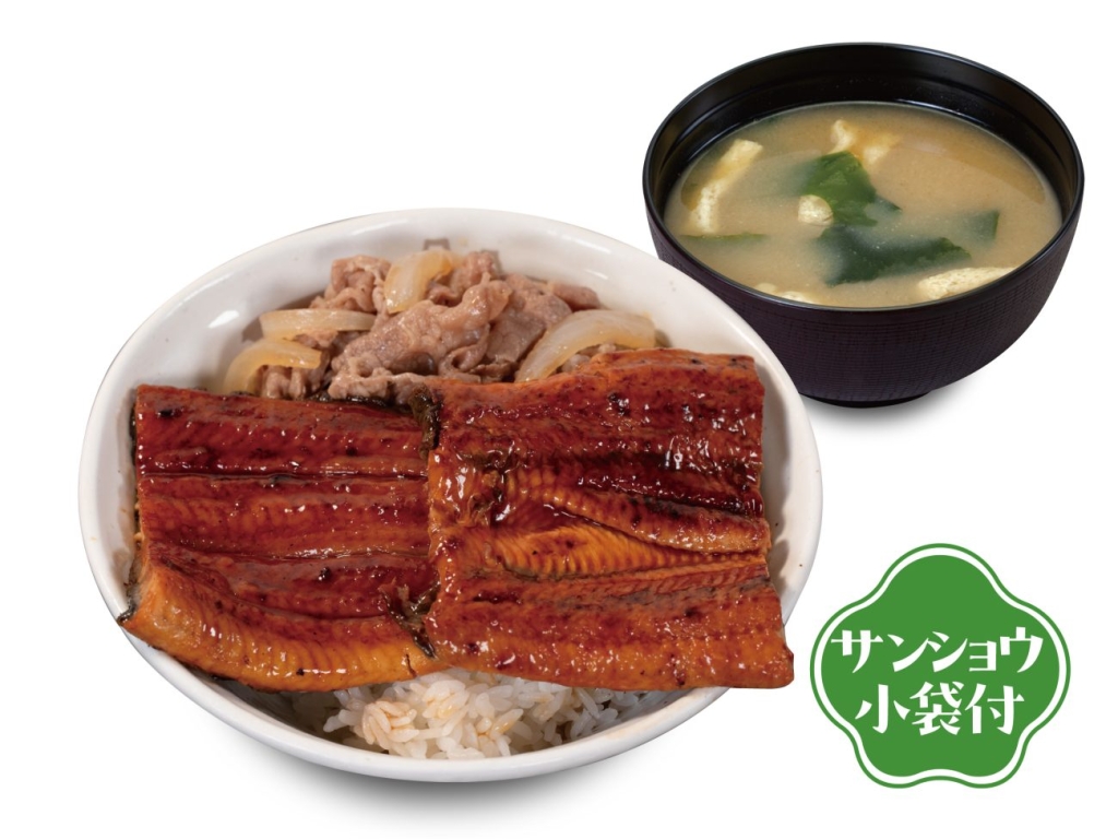 うなぎダブルコンボ牛めし