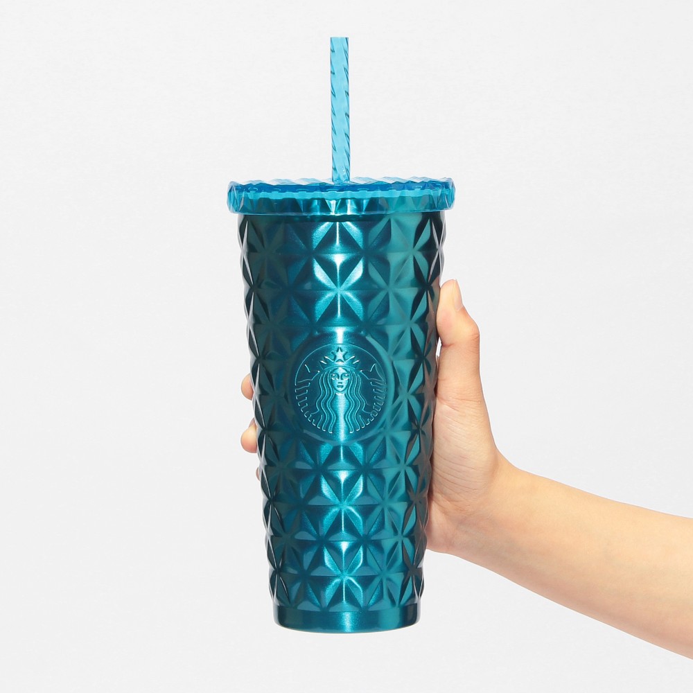 ステンレスコールドカップタンブラーブルー591ml
