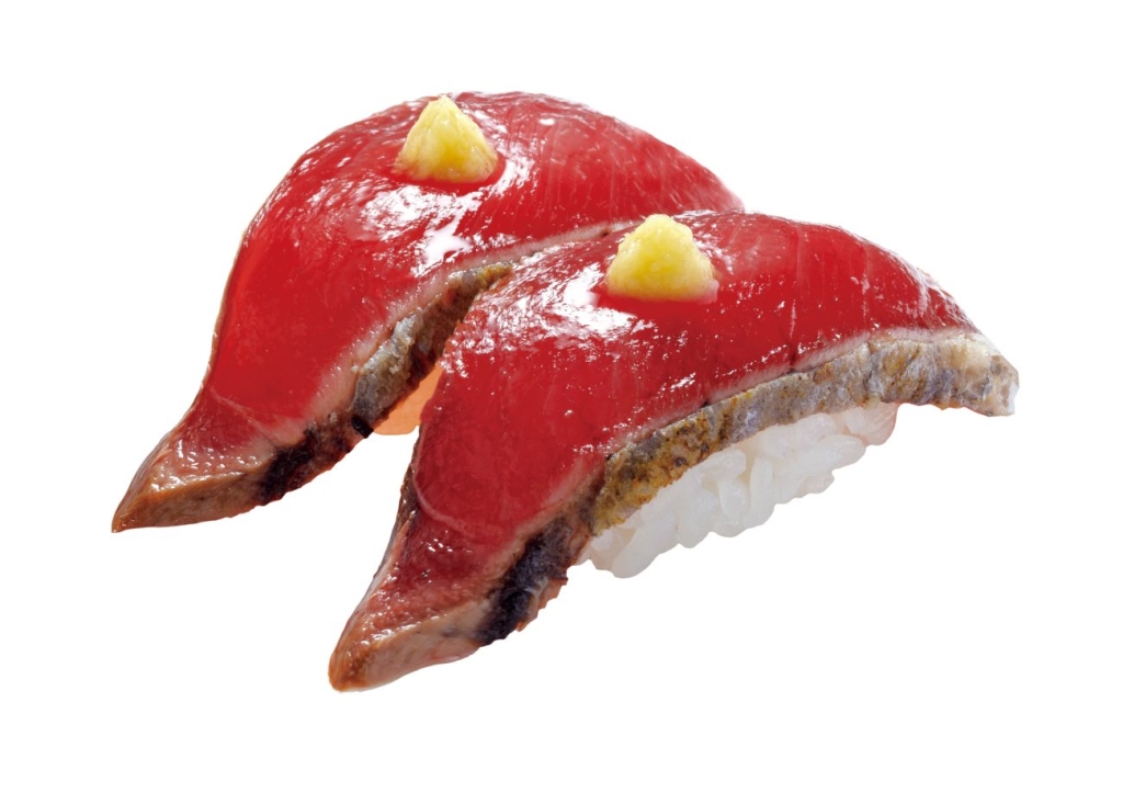 「鹿児島県産 炭焼き鰹(かつお)たたき」160円(税込176円)