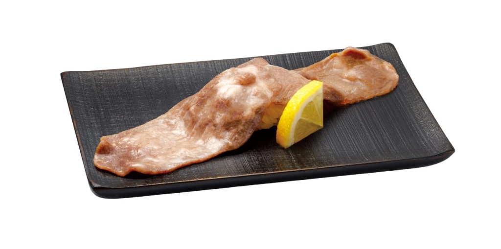 「直火焼き牛たん握り」390円(税込429円)