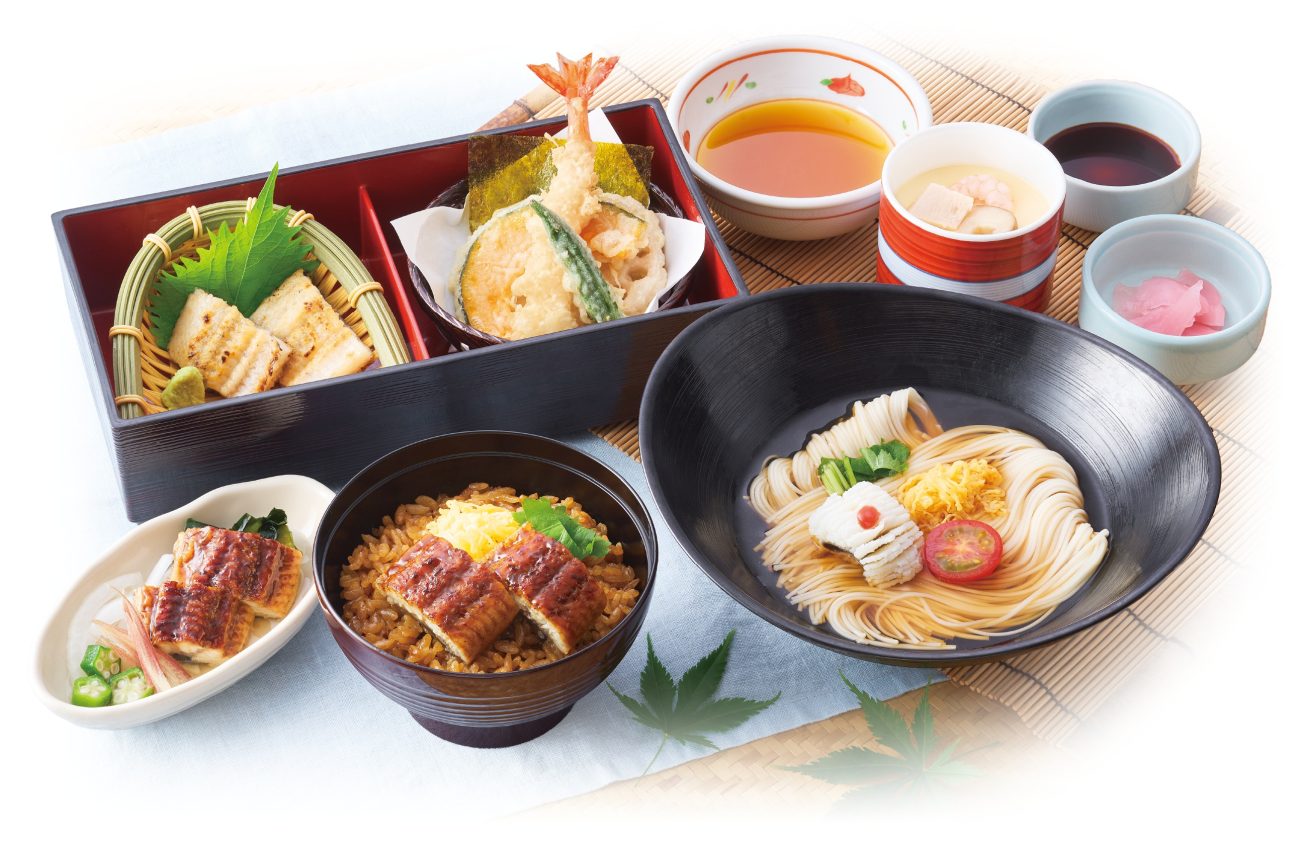 鰻ごはんと鱧そうめん膳