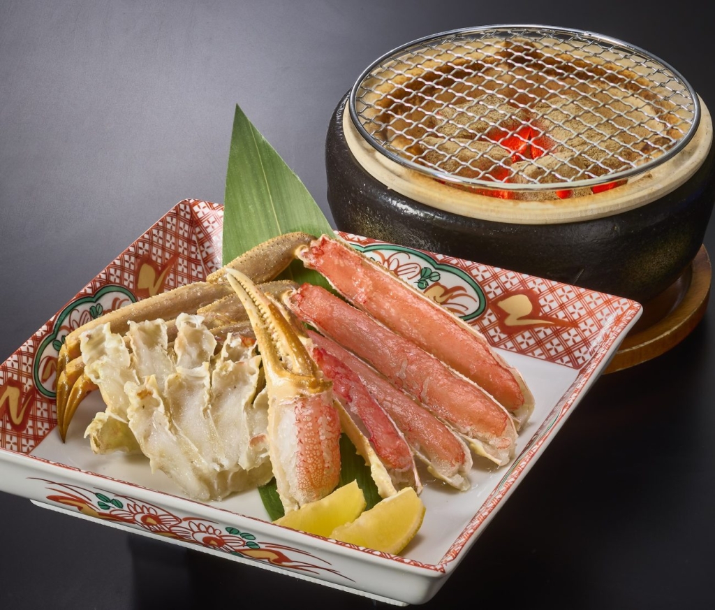 ずわい蟹炭火焼き(税込2,420円～)