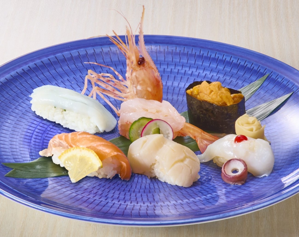 北海握り寿司盛り合せ(税込2,530円～)