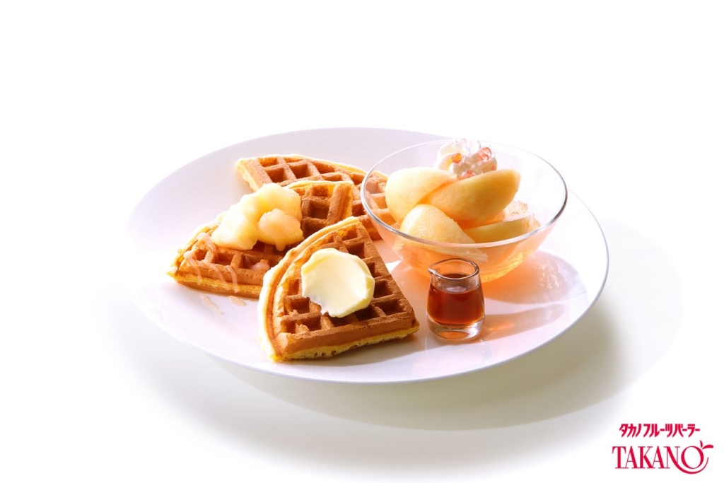 【支店7店舗限定】「桃のワッフル」税込2200円