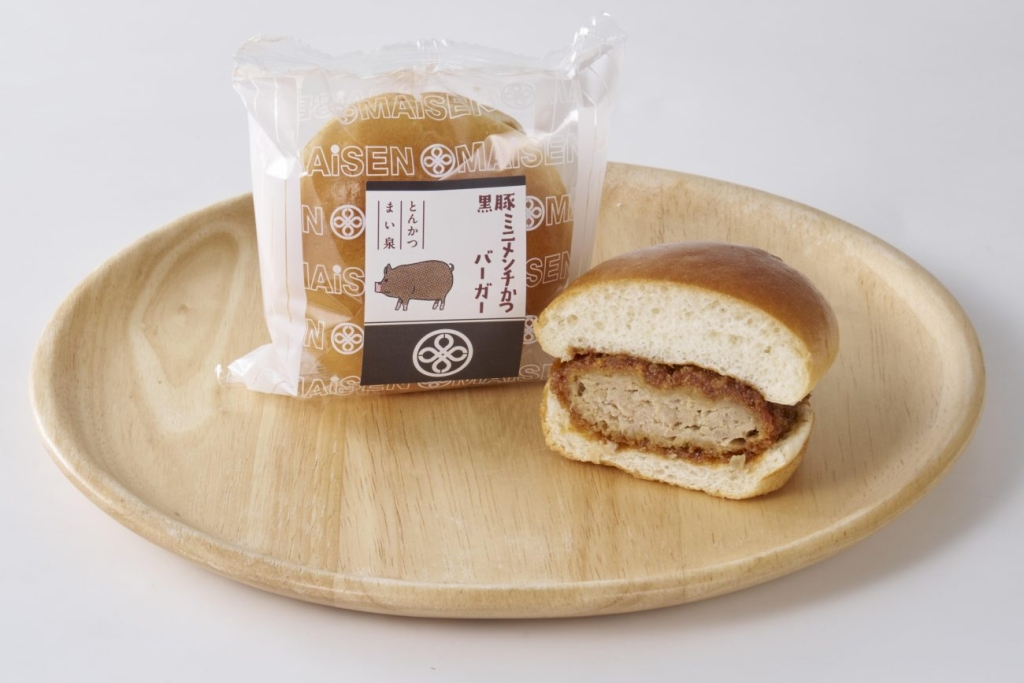「黒豚ミニメンチかつバーガー」税込227円