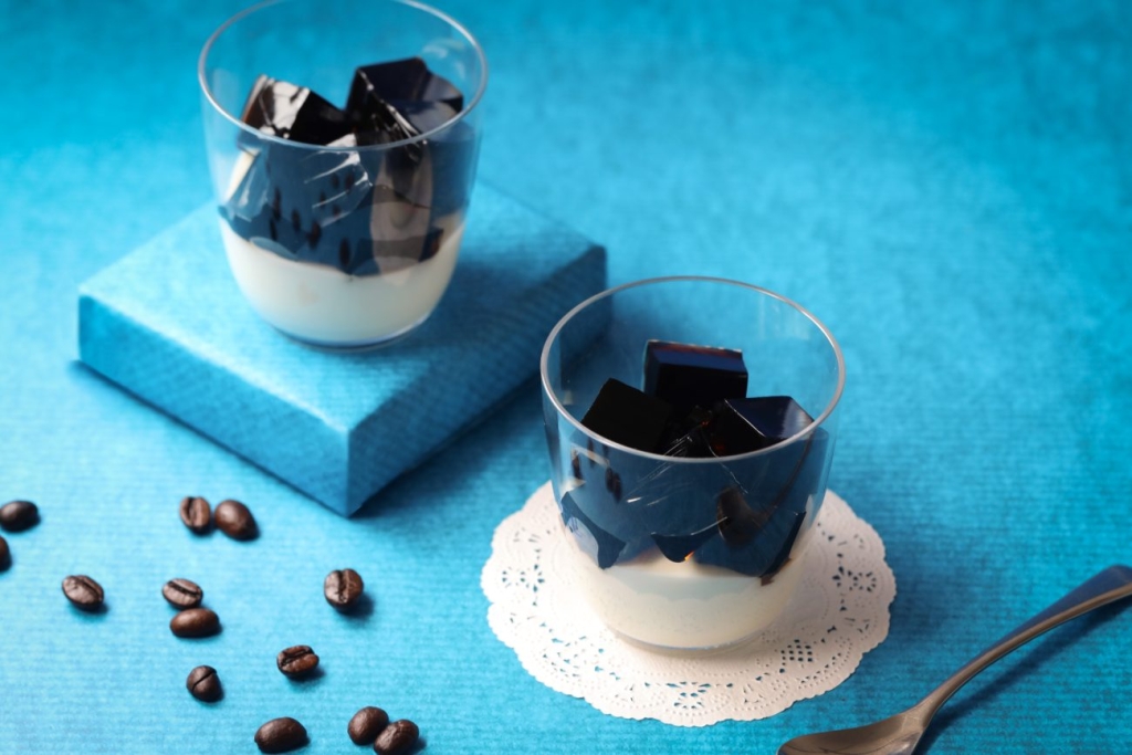 炭焼コーヒーゼリー&パンナコッタ:480円(税込)