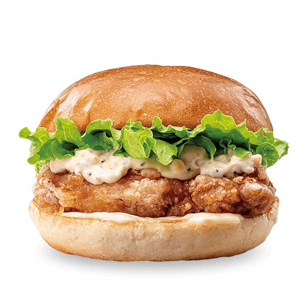 タルタルチキンバーガー