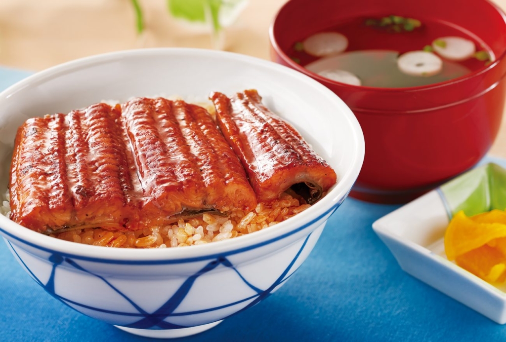 うな丼（お吸い物・漬物付）／1,039円（税込1,142円）