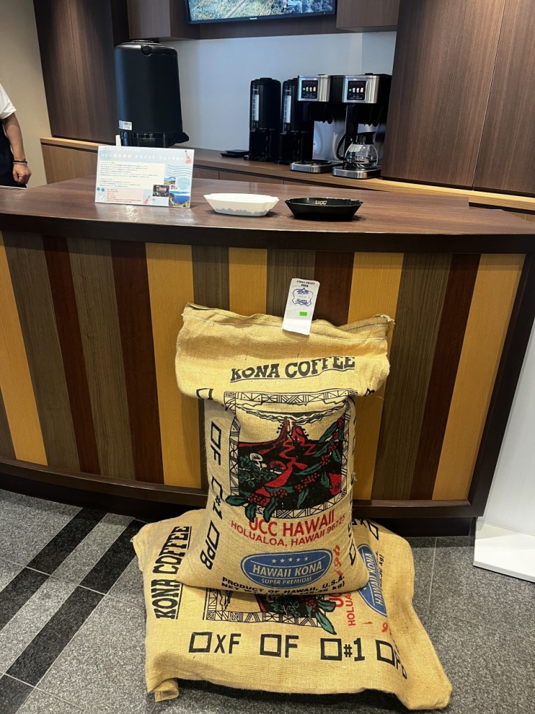 無料試飲ができるテイスティングコーナー