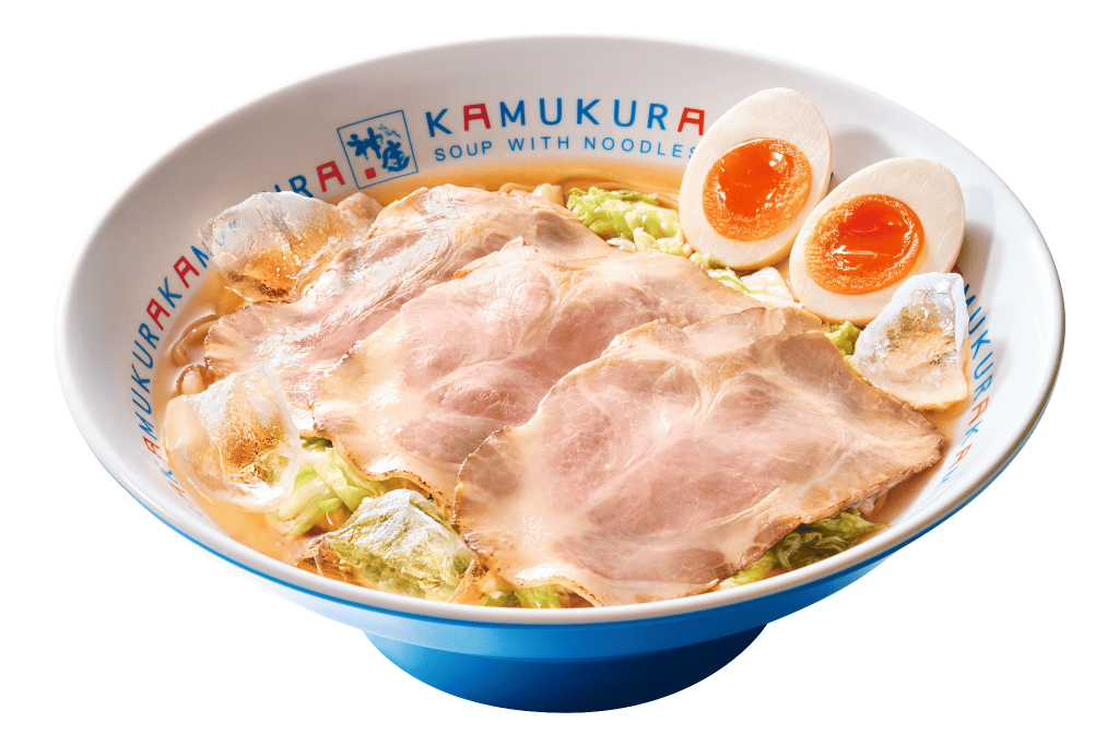 炙り小チャーシュー煮玉子 冷たいおいしいラーメン