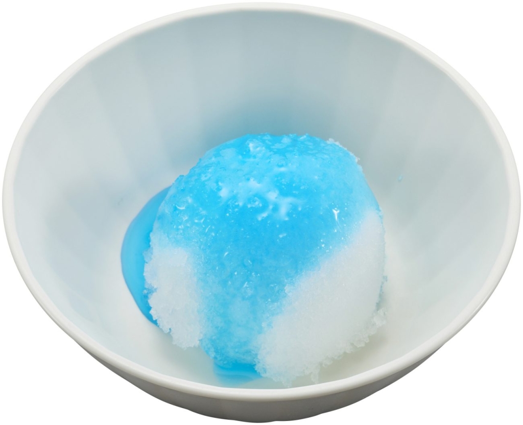 ちょこっと ブルーハワイかき氷