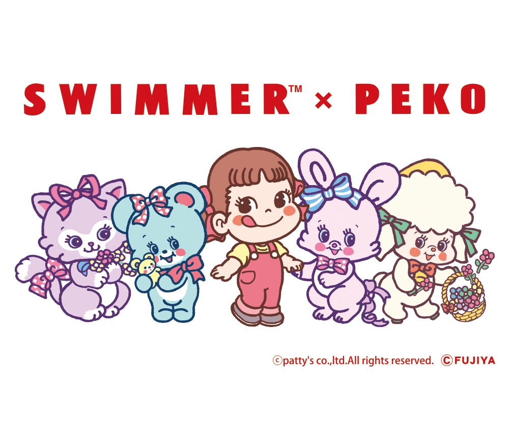 「SWIMMER×PEKO」コラボスイーツやグッズを展開