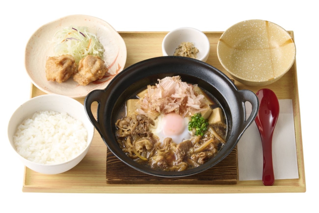 「～だし香る～【から揚げ小鉢付】牛肉豆腐定食」