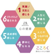「心の健康」に大切と考える6つの要素