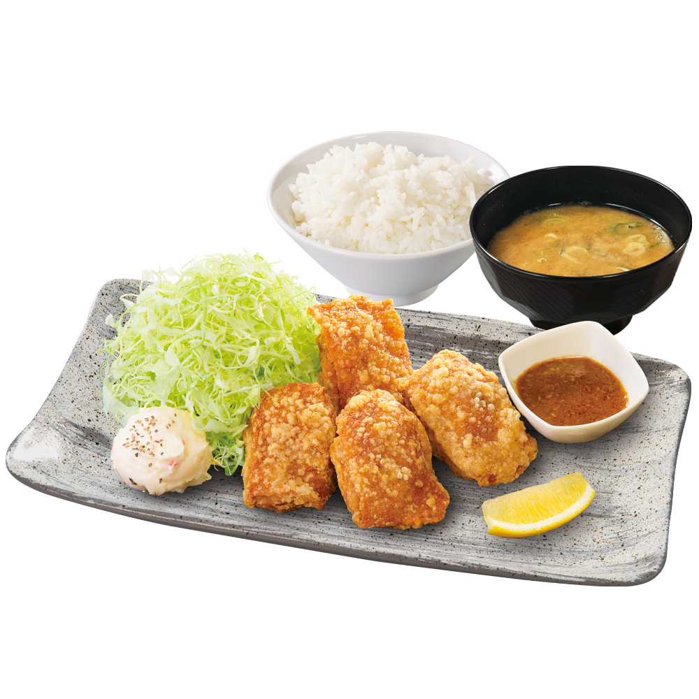 「からやま定食(4個)」