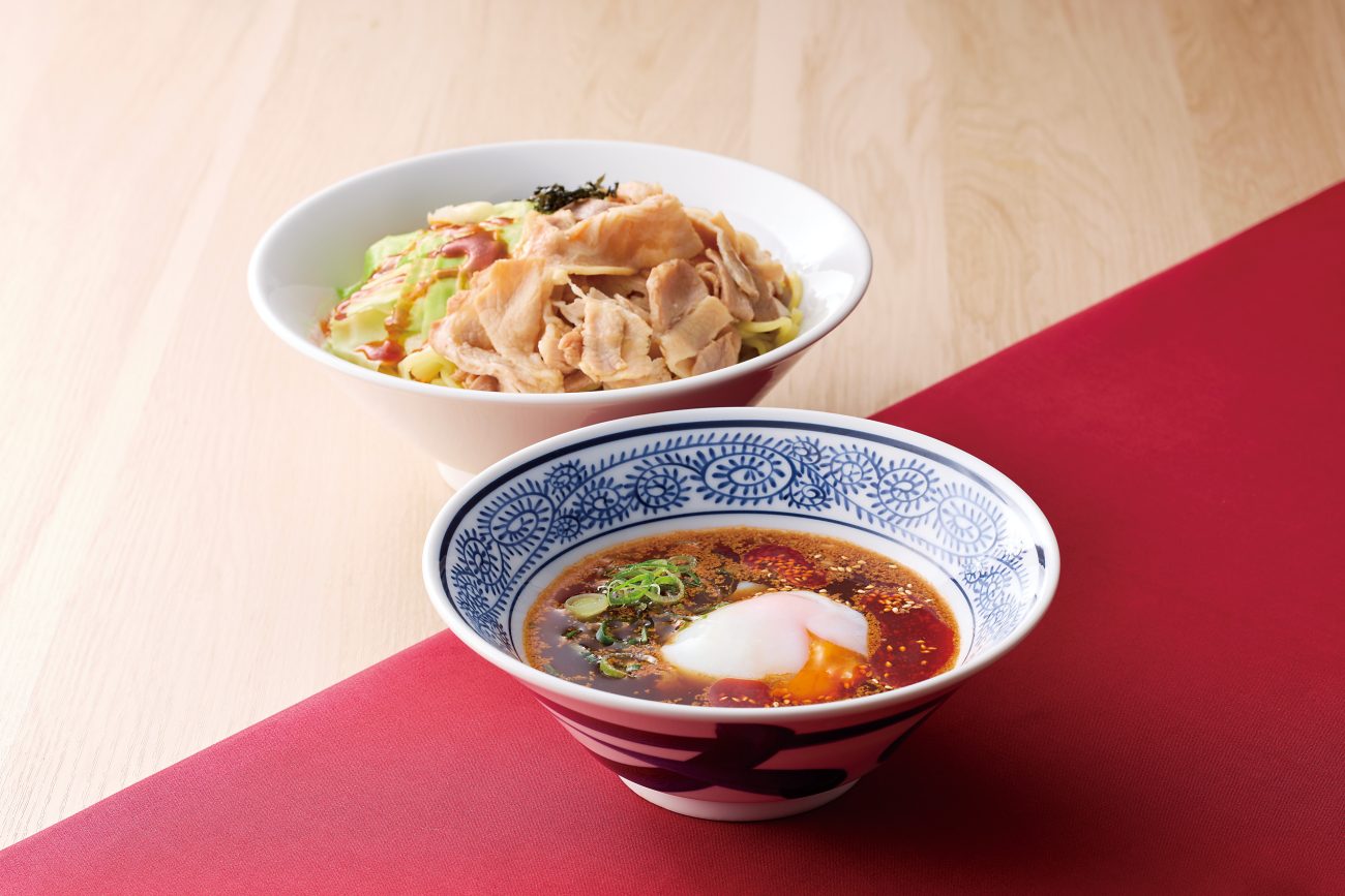 「とろける半熟卵の旨辛肉つけ麺」