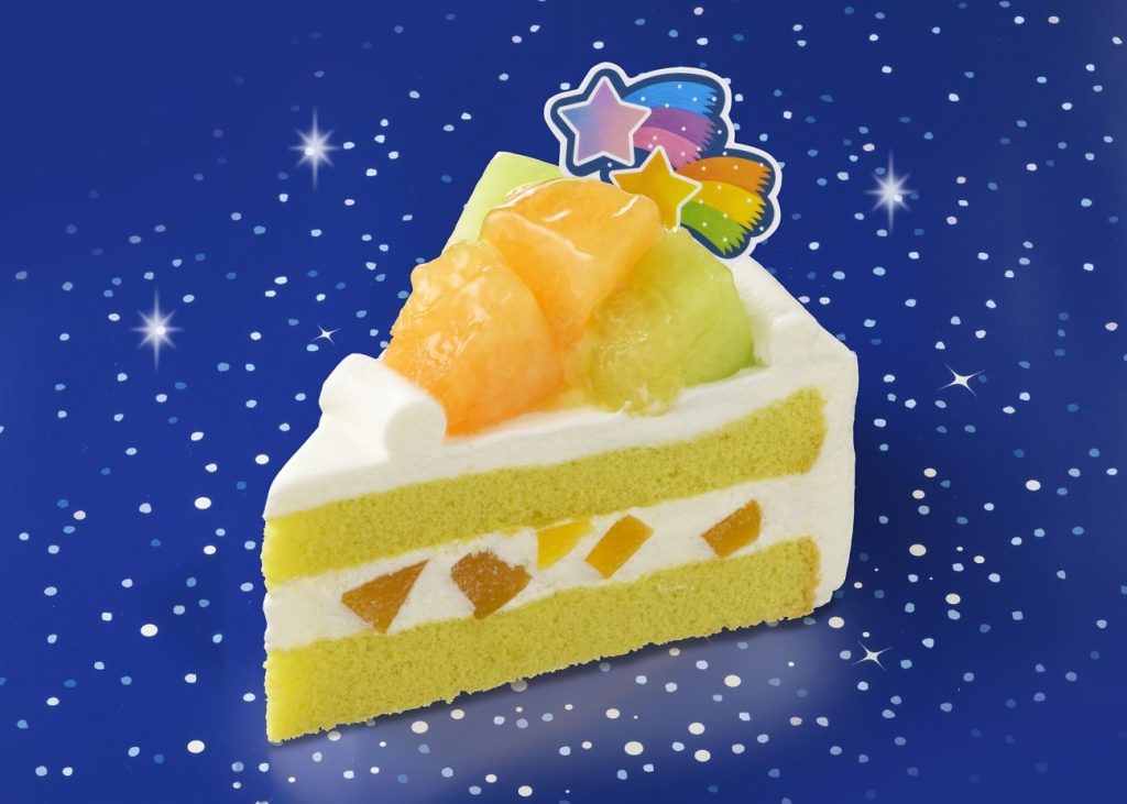 七夕 2種メロンのショートケーキ（税込648円）