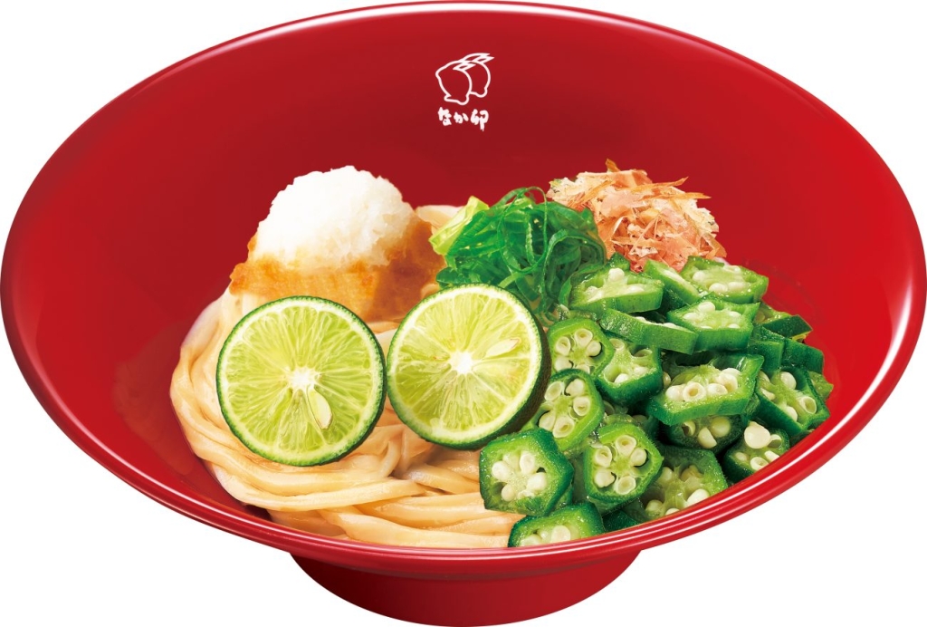 かつお節オクラすだちおろしうどん