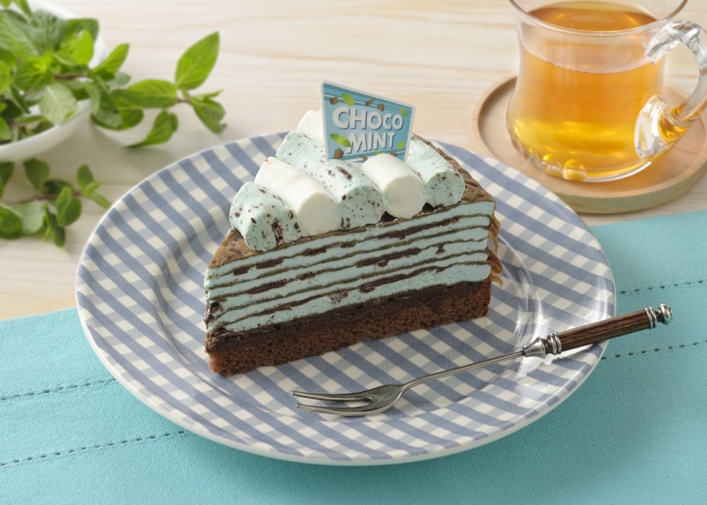 「チョコミントミルクレープ」のミント感を向上して新発売