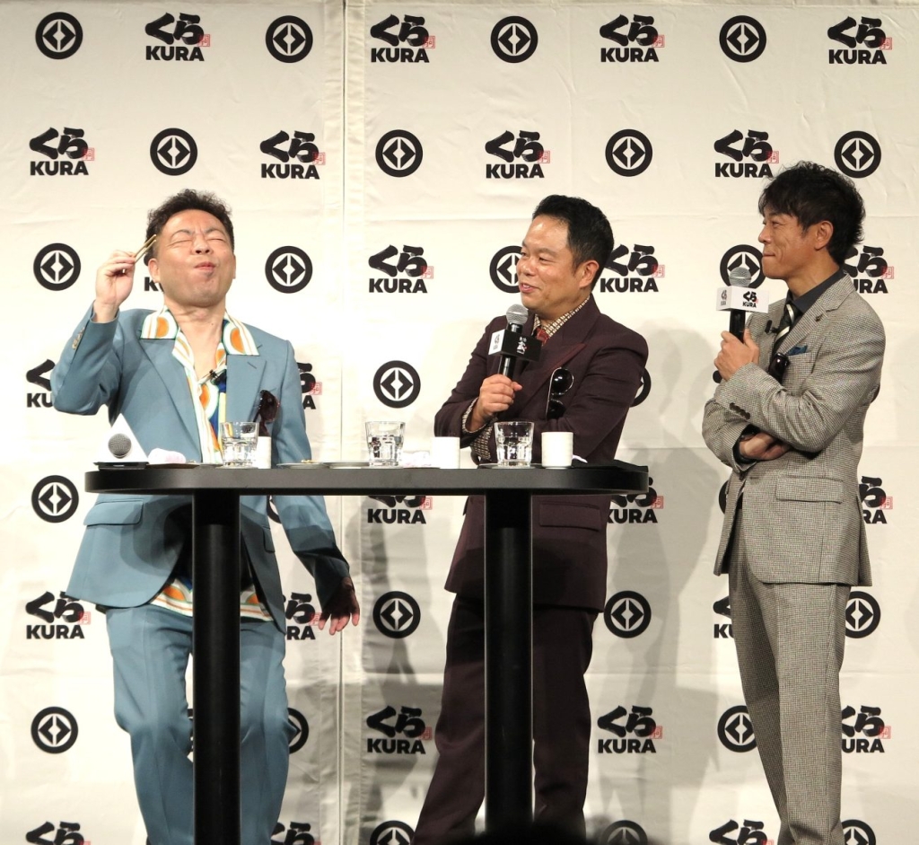 左からユースケさん、津田篤宏さん、陣内智則さん
