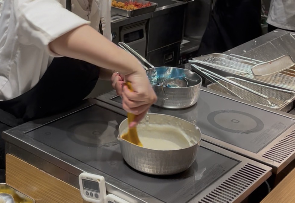 丸亀うどんプリン 調理工程