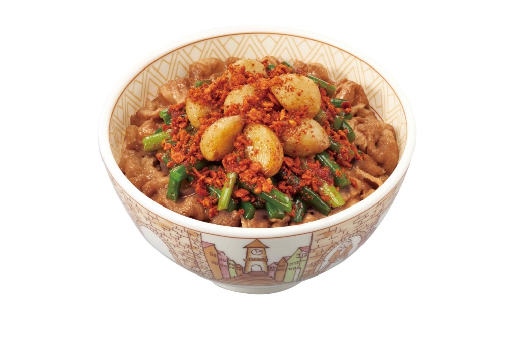 トリプルニンニク牛丼