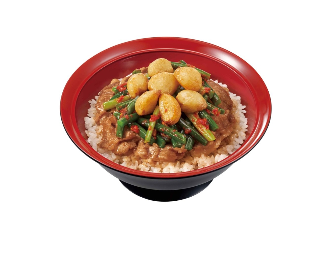 ダブルニンニク牛カルビ焼肉丼