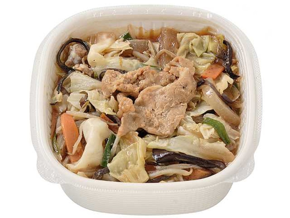鉄鍋炒めのコク旨野菜炒め丼(税込537.84円)