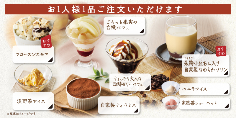 「学生グループ限定食べ飲み放題」対象メニュー