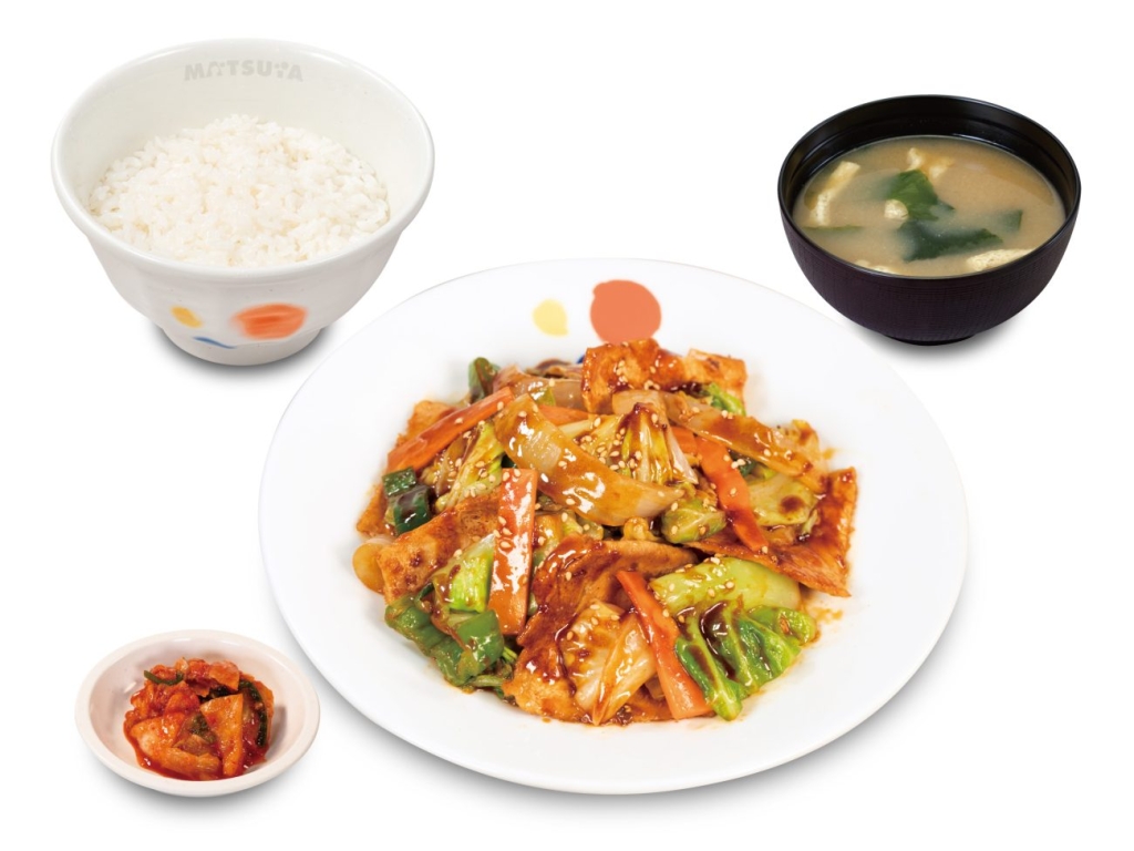 「回鍋肉定食」