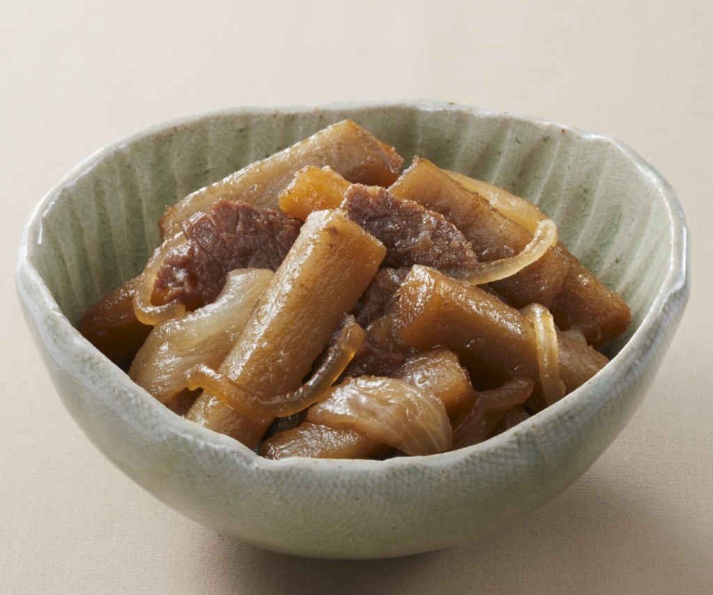 菜 便利なごぼうと牛肉の甘辛煮