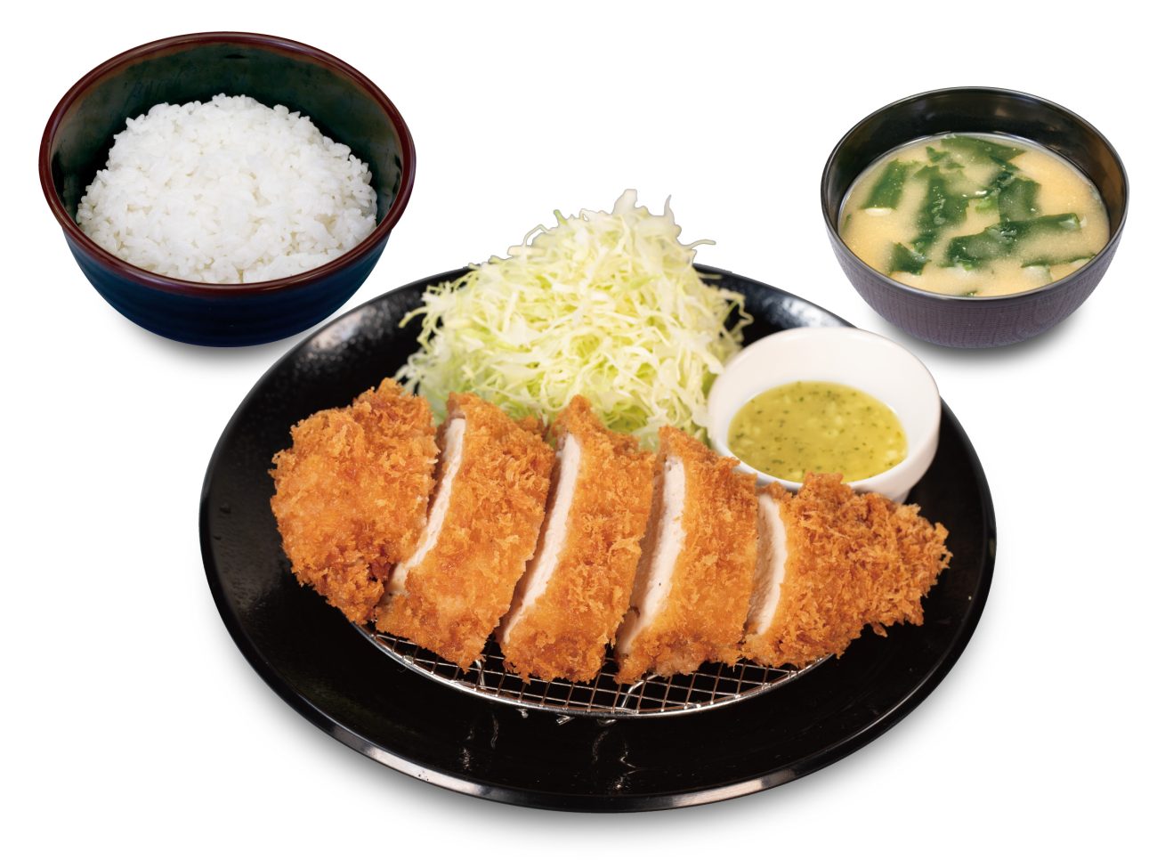 “肉厚”チキン“むね”かつ定食