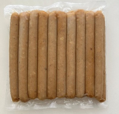 プラントベースミートを使用した新商品「ハーフ&ハーフソーセージタイプ」