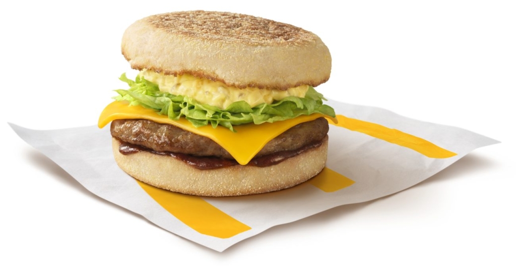 【朝マック限定】タルタルデミソーセージマフィン