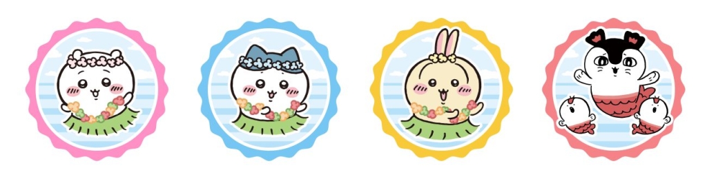 ちいかわスタンプを集めると、オリジナルグッズが抽選で当たる