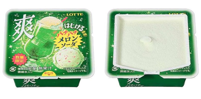 数量限定「爽 パチパチメロンソーダ」(税込216円)