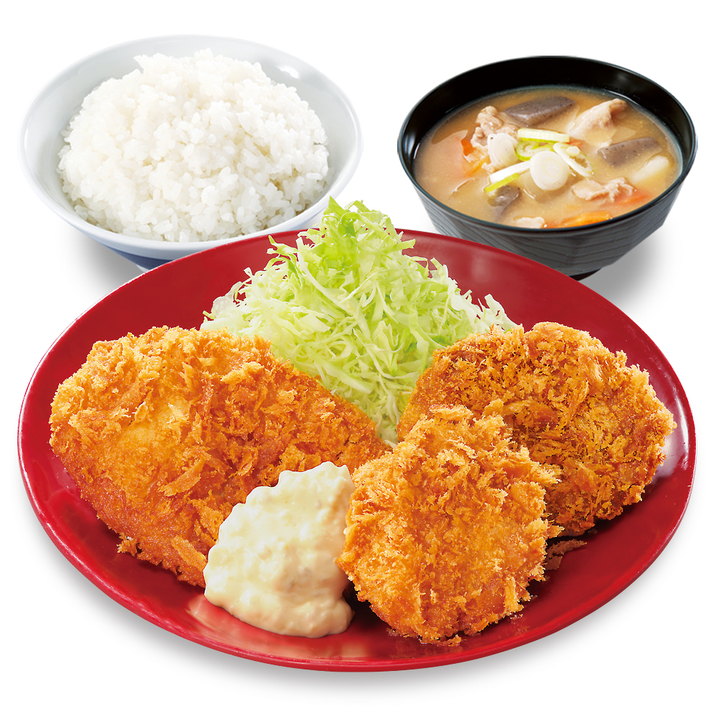 「タルタルミックスヘビー定食」