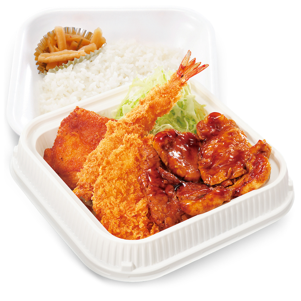 「ミックスかつや弁当」