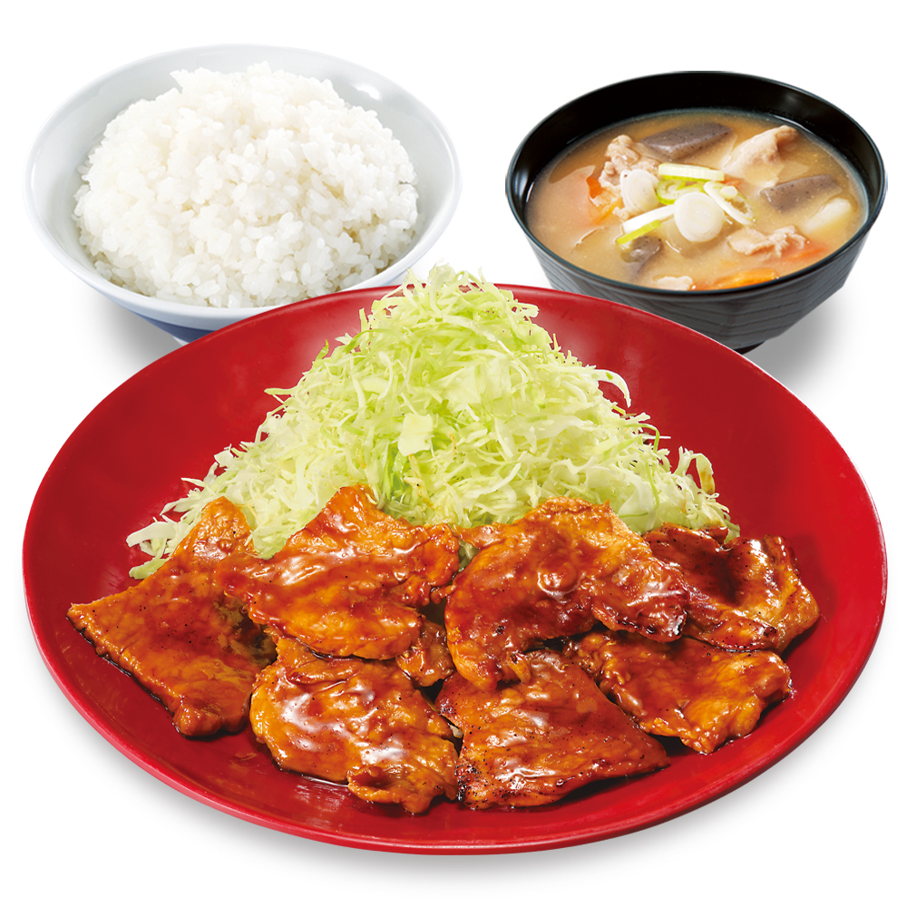 「豚焼肉定食」