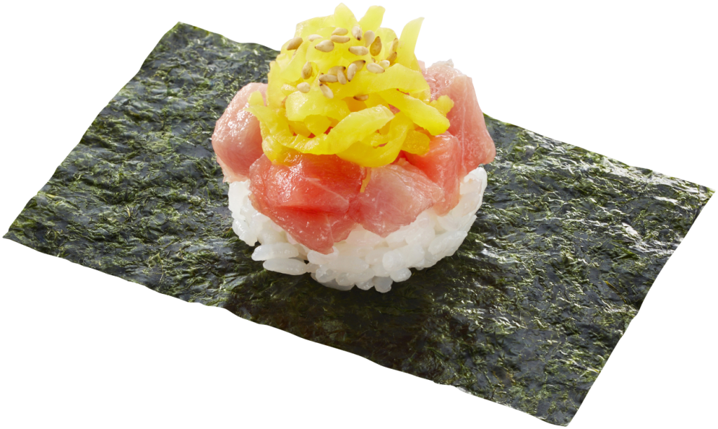 本鮪とろたく包み