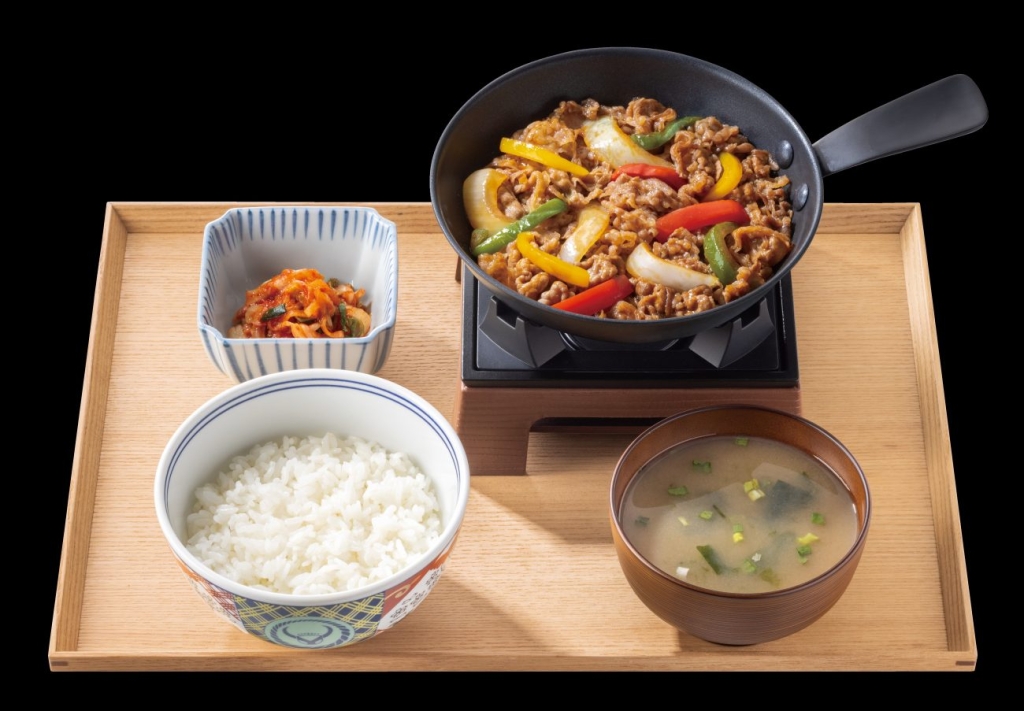 牛鉄板スタミナ焼肉定食
